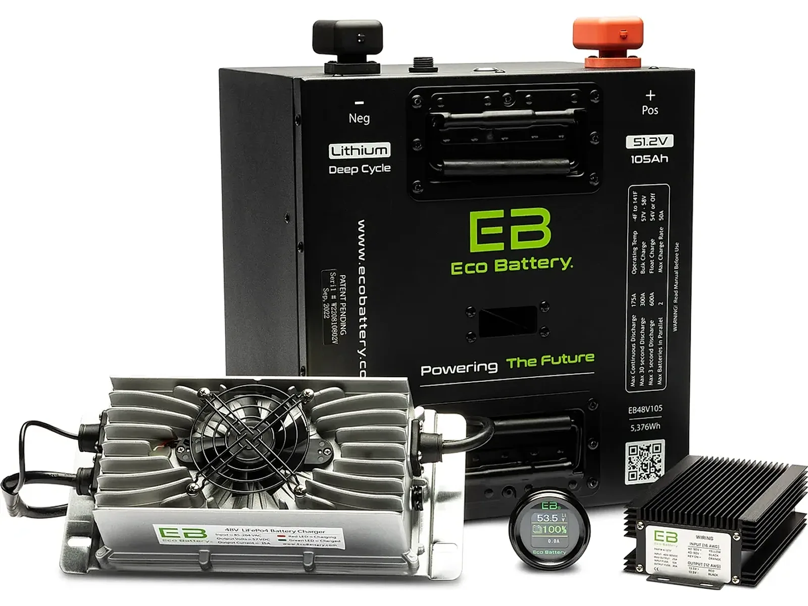 Eco Battery 48V 105Ah Lithium Conversion Kit