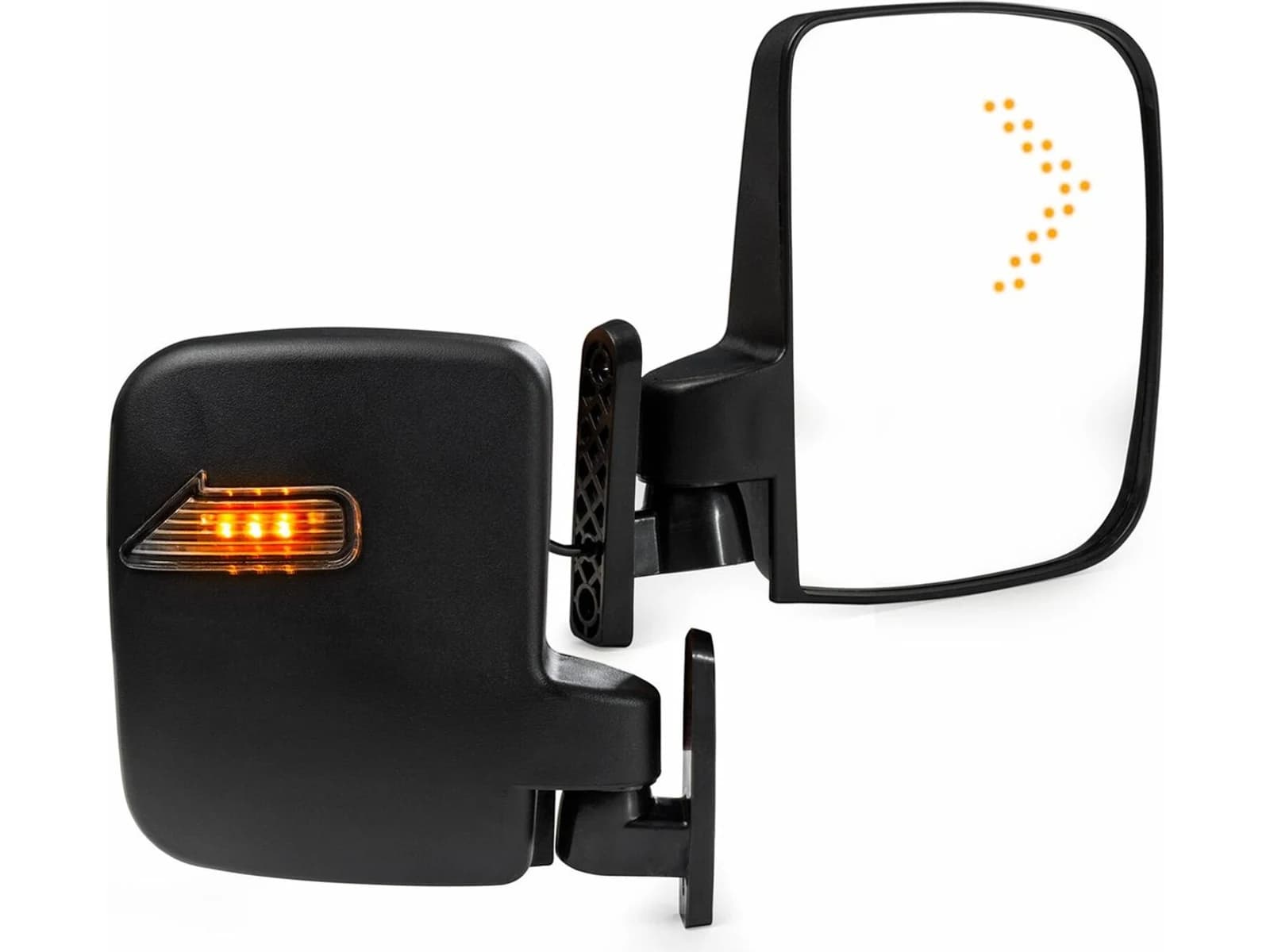 Golf Cart Side Mirrors with Integrated LED Indicators